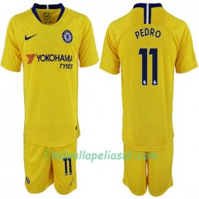 Jalkapallo Pelipaidat Chelsea Pedro 11 Lasten Vieraspaita 2018-2019 Lyhythihainen